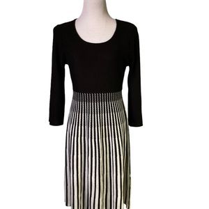 Dana Buchman ~Ribbed knit sweater dress~Sz Large